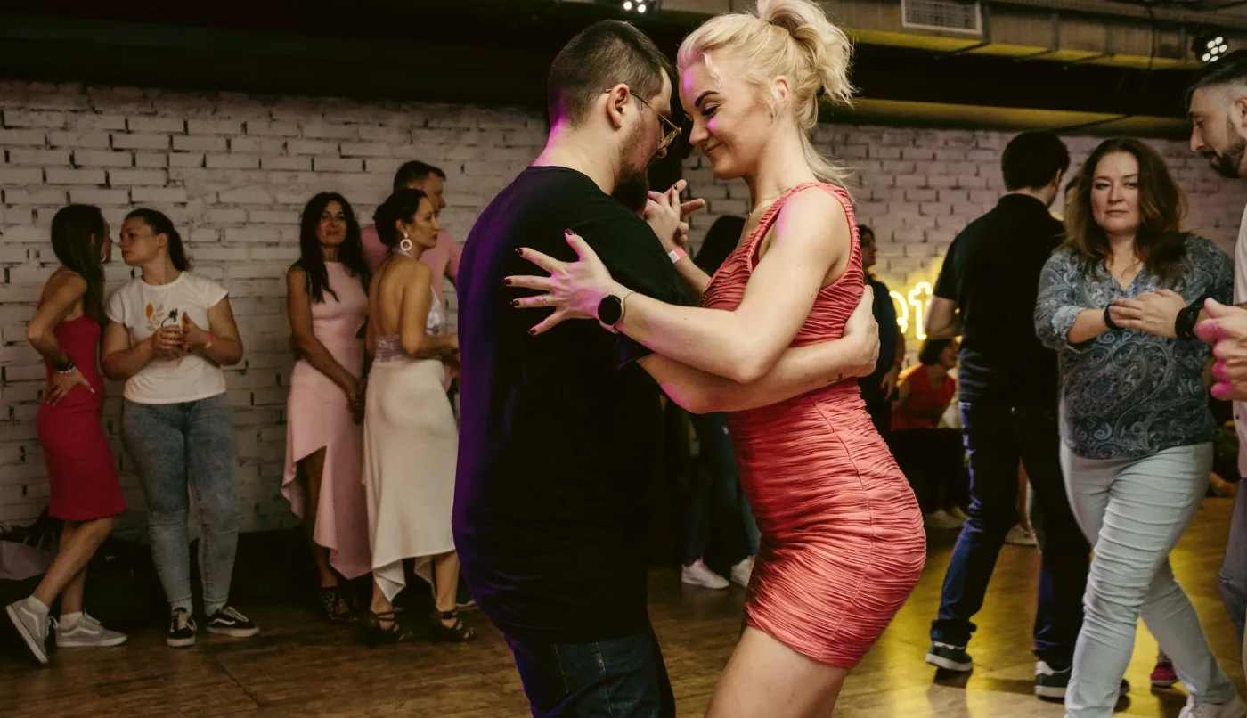 Discofox Tanzpaar in der Tanzschule Erich Gaspers