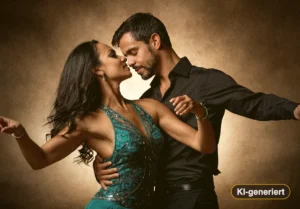 Salsa und Bachata Tanzpaar (KI-generiert)